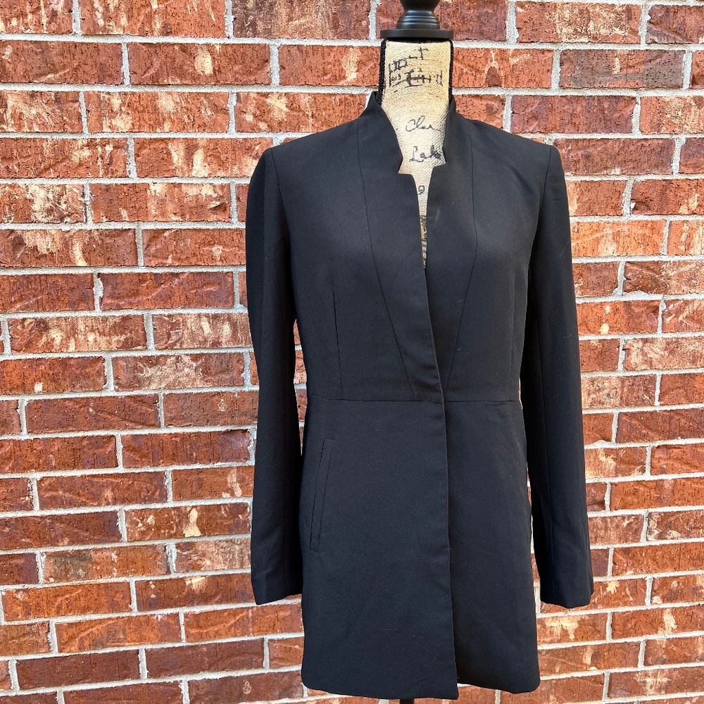 Rachel Zoe Long Black Blazer